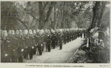1917 - alter Druck - Der militärische Nachwuchs: Zöglinge der Kadettenanstalt ...